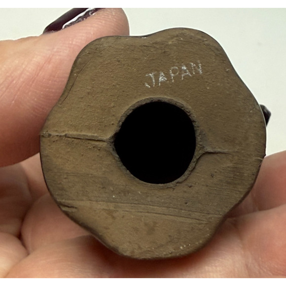 Vintage Lot Made in Japan Redware Figurines Anthropomorphic Frog Ladybug Birds - Picture 10 of 12